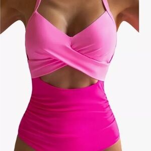 Eomenie pink bathing suit NWT size medium